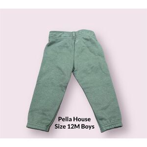 Garanimals Baby Boys Solid Fleece Joggers Green Midnight Size 12M